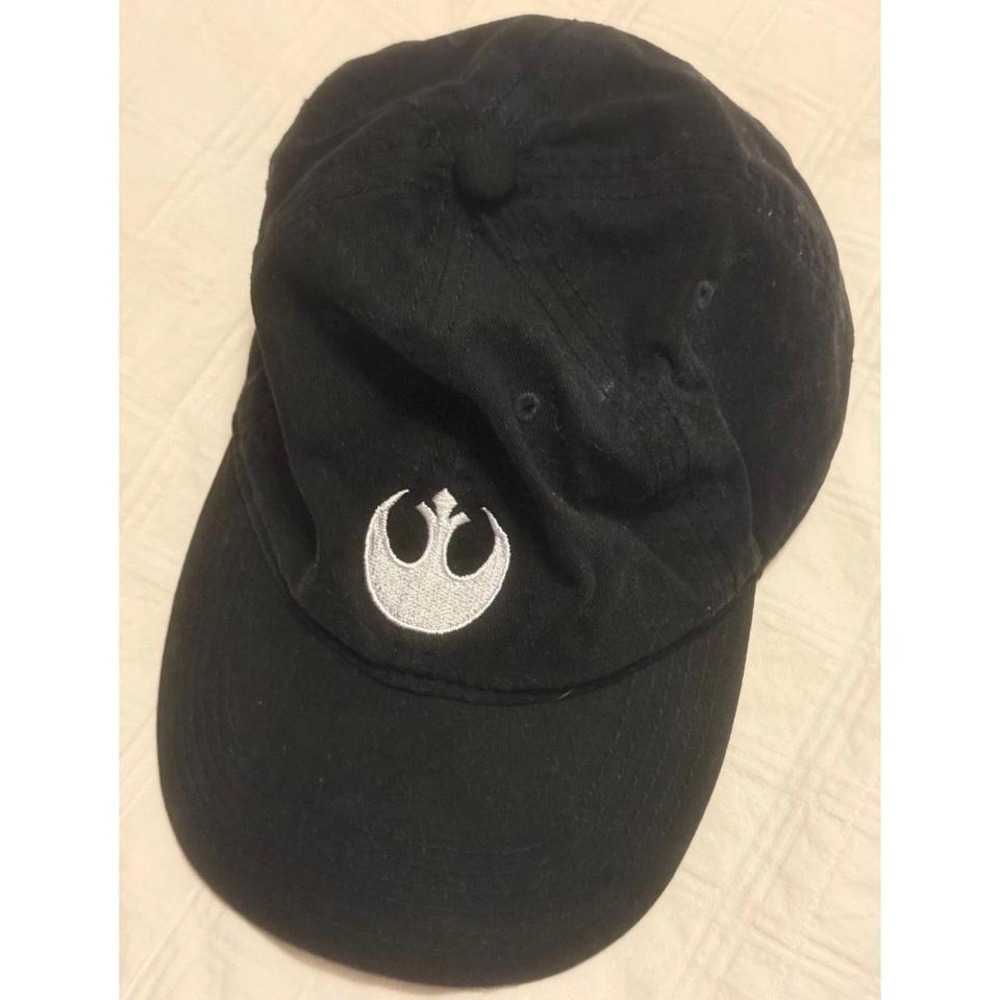 Star‎ Wars Rebel Alliance Disney Parks Strapback Adjustable Hat Cap Black Gold